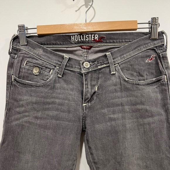Low rise, Hollister faded grey skinny Jean - Picture 2 of 14